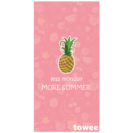 Rýchloschnúci osuška Towee Ananas 80x160 cm  