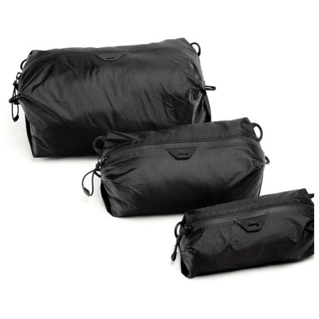 Cestovné puzdro Peak Design Ultralight Mesh Packing Cube BUNDLE XXS-XS-S čierna black