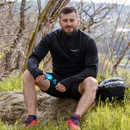 Pánska funkčná mikina Progress Torez Zip Merino