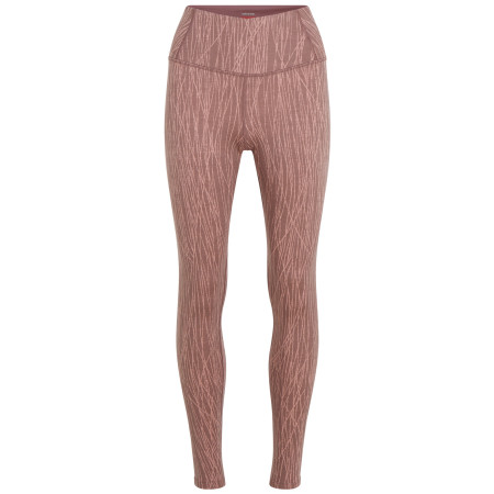 Dámske legíny Icebreaker Women Merino 260 Tech Vertex High Rise Leggings Delta Lines AOP hnedá Summit/Blush/J
