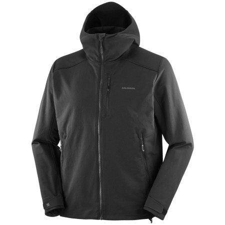 Pánska bunda Salomon Outpeak Softshell M čierna Deep Black