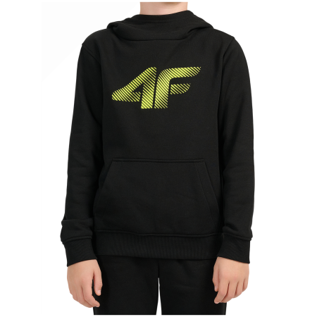 Detská mikina 4F Sweatshirt M2761 Deep Black čierna Deep Black