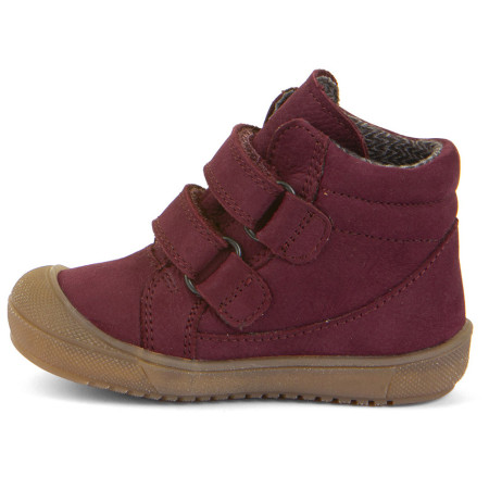 Detské celoročné barefoot topánky Froddo Ollie Tex Bordeaux