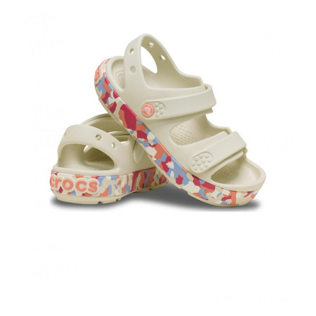 Detské sandále Crocs Crocband Cruiser Glow Confetti Band Sandal Summit White/Guava