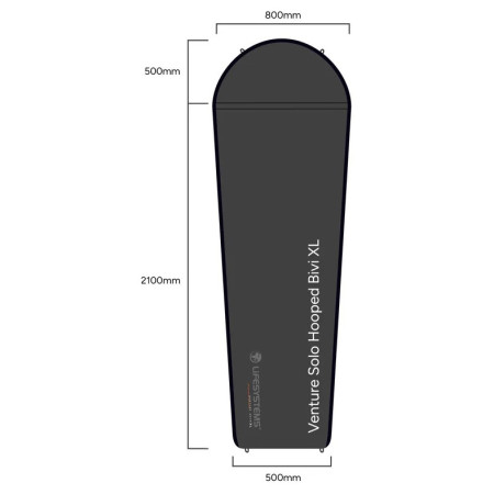 Bivakovací vak Lifesystems Venture Solo XL Hooped Bivi
