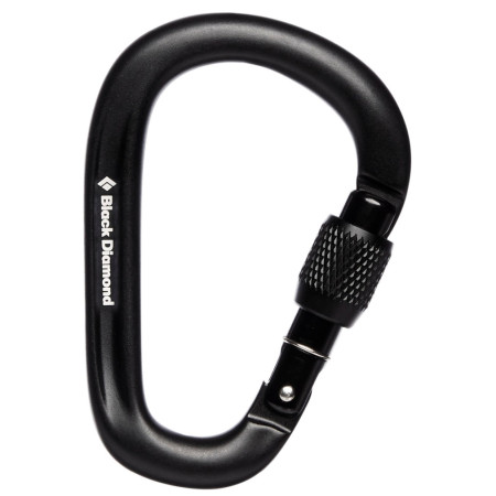 Karabína Black Diamond Pearlock Screwgate čierna black