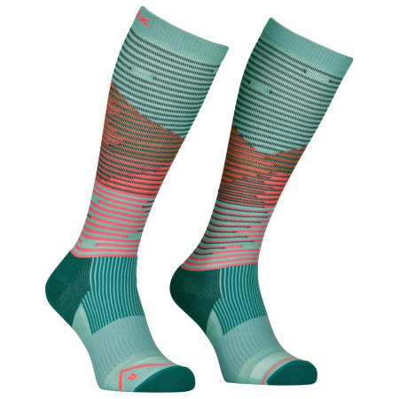 Dámske podkolienky Ortovox All Mountain Long Socks W modrá ice waterfall