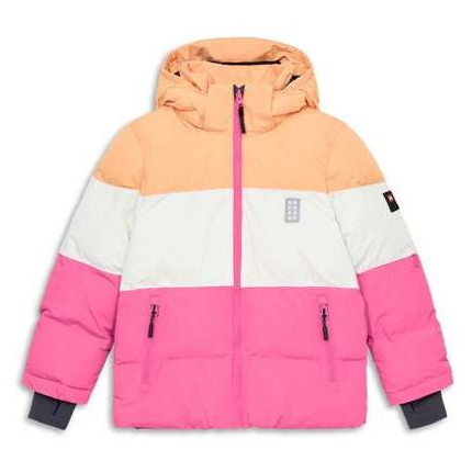 Detská zimná bunda Lego Wear Lwjaz 805 Pink ružová Pink