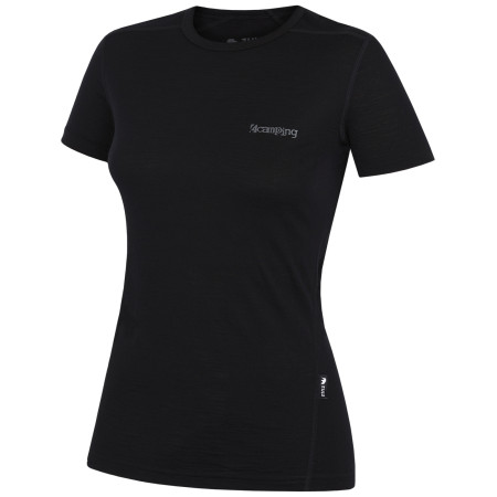 Dámske tričko Zulu Merino 160 Short 4C čierna black