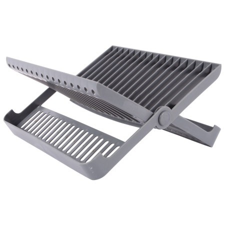 Odkvapkávač Bo-Camp Drainage rack foldable sivá Grey