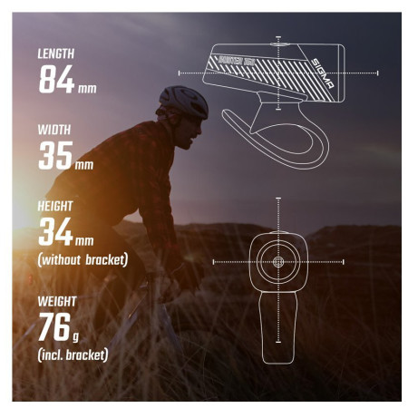 Svietidlo na bicykel Sigma Buster 150