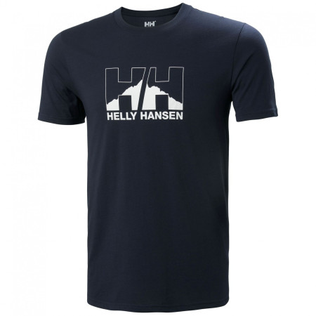 Pánske tričko Helly Hansen Nord Graphic T-Shirt modrá