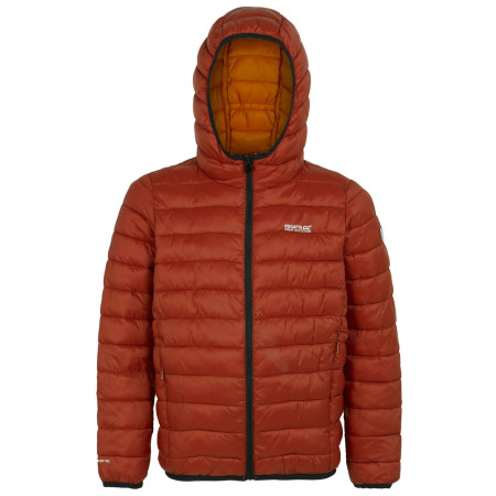 Detská zimná bunda Regatta Junior Hooded Marizion Rooibos Tea oranžová Rooibos Tea(Black)
