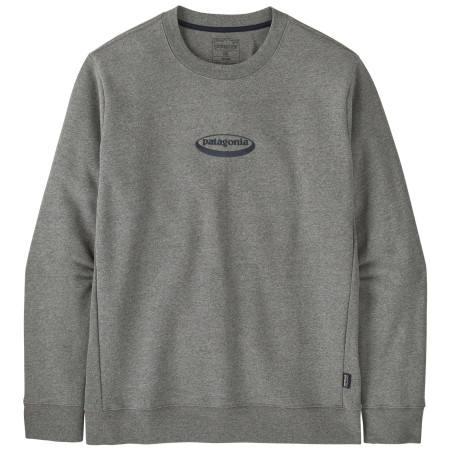 Pánska mikina Patagonia Men's '95 Oval Logo Uprisal Crew Sweatshirt sivá Gravel Heather