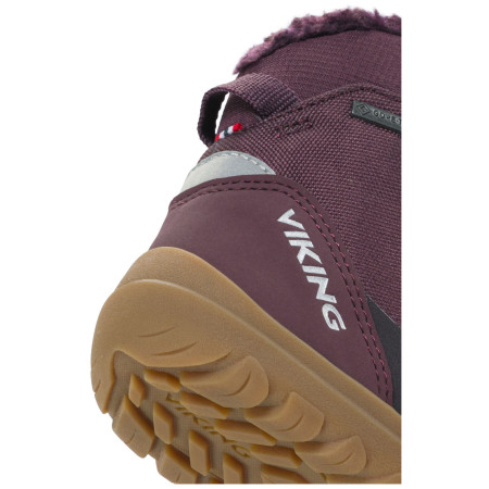 Detské zimné topánky Viking Outdoor Footwear Spruce Barefoot Warm GTX 2V Wine