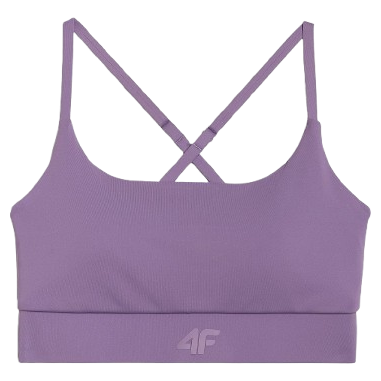 Podprsenka 4F Sport Bra F173 fialová DARK PINK