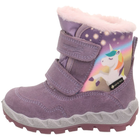 Detské zimné topánky Superfit Icebird Lila/Rosa