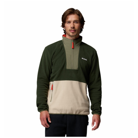 Pánska mikina Columbia Sequoia Grove™ Ii Hz Fleece zelená Greenscape, Ancient Fossil, Stone Green