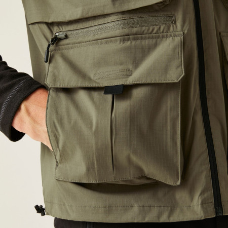 Pánska vesta Regatta Travel Light Packaway B/W