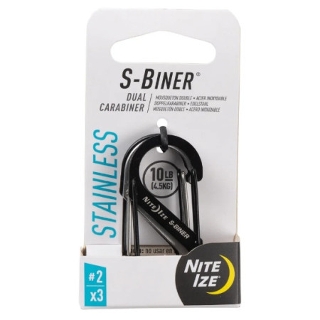 Pomocná karabína Nite Ize S-Biner Stainless Steel #3
