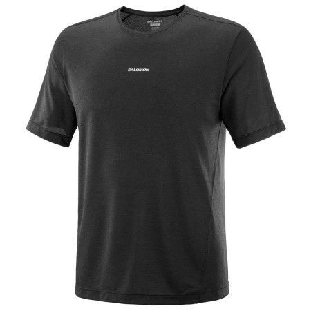 Pánske tričko Salomon Shakeout Core SS TEE M čierna Deep Black
