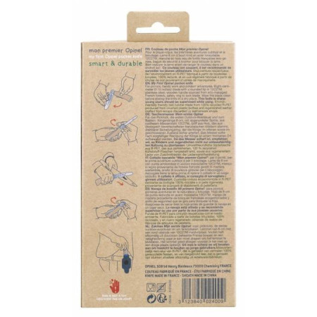 Zatvárací nôž Opinel VRI N°07 My first buk + pouzdro na opasek