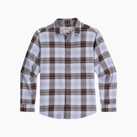 Pánska košeľa Roayal Robins Lieback Organic Cotton Flannel L/S modrá/červená Shasta Blue Oak Pld