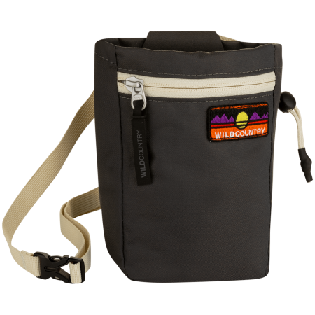 Vrecko na magnézium Wild Country Flow Chalk Bag čierna onyx