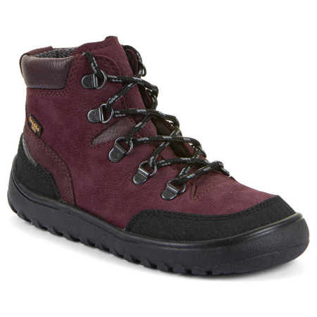 Detské celoročné barefoot topánky Froddo Barefoot Up Trail Tex Bordeaux vínová bordeaux