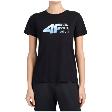 Dámske tričko 4F Tshirt F3496 čierna Deep Black