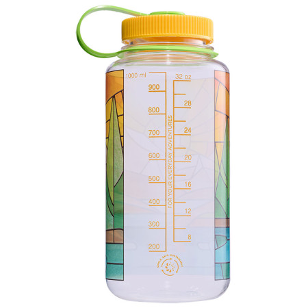 Fľaša Nalgene Wide Mouth 1l Clear Stained Glass