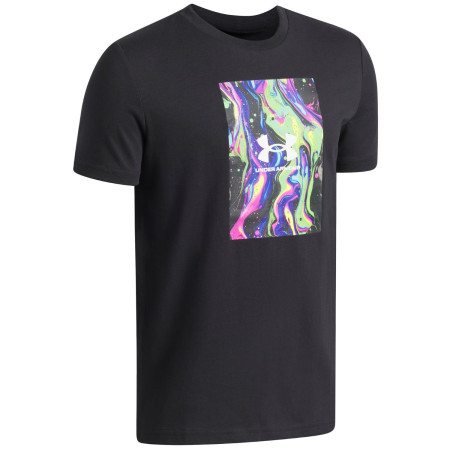 Detské funkčné tričko Under Armour UA B Multi Color Photo SS Black