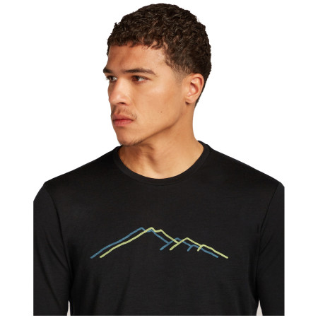 Pánske funkčné tričko Icebreaker Men Merino 150 Tech Lite LS Tee Rainer Ridge
