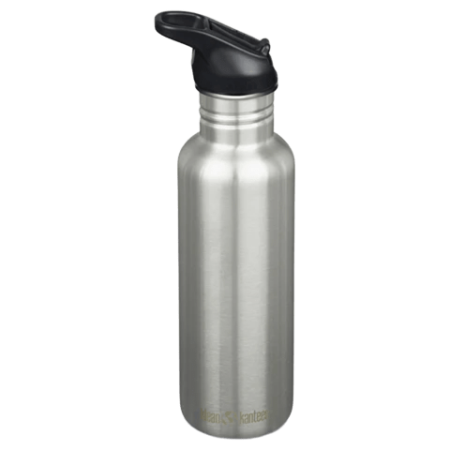Nerezová fľaša Klean Kanteen Classic 27oz (w/Flip Seal Sport) strieborná Brushed Stainless