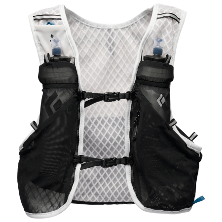 Bežecká vesta Black Diamond Distance 6 Hydration Vest sivá/čierna Alloy