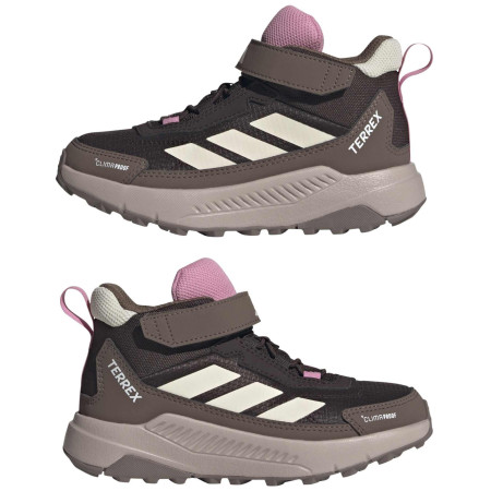 Detské topánky Adidas Terrex Anylander Mid Climaproof Brown