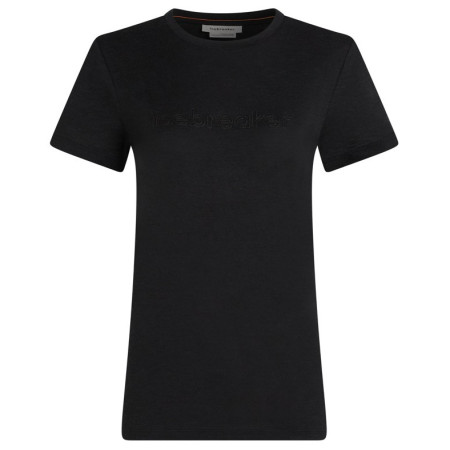 Dámske funkčné tričko Icebreaker Women M 150 Tech Lite SS Tee IBStitchlin čierna Black