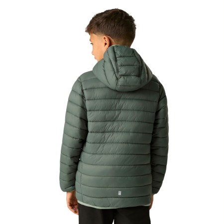 Detská zimná bunda Regatta Junior Hooded Marizion Dark Forrest Green