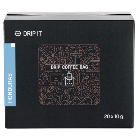 Káva Drip it Honduras Las Capucas 20x10 g svetlomodrá světle modrá