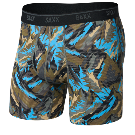 Boxerky Saxx Quest Quick Dry Mesh Boxer Brief Fly