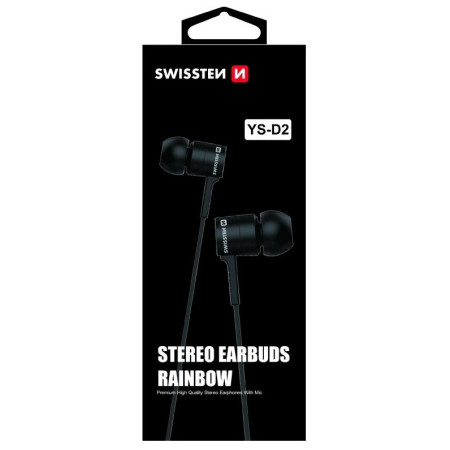 Slúchadlá Swissten EARBUDS RAINBOW YS-D2