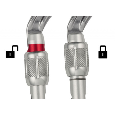 Karabína Petzl OK Screw-Lock