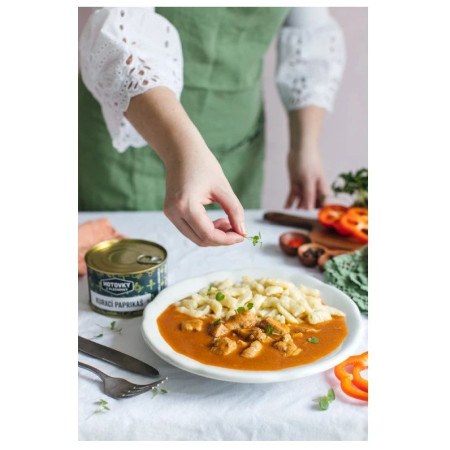 Hlavné jedlo Hotovky z plechovky Kura na paprike 400g