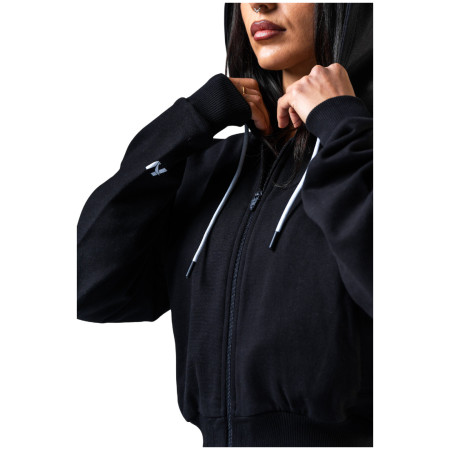 Dámska mikina Nebbia Black zip-up hoodie Power