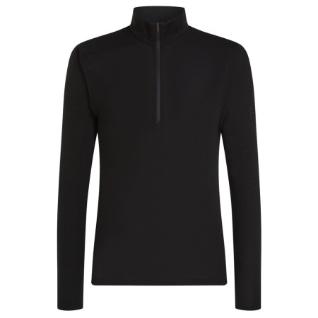 Pánske funkčné tričko Icebreaker M 175 Everyday LS Half Zip čierna Black