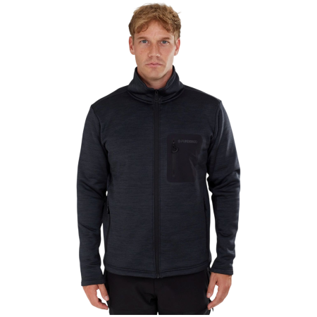 Pánska funkčná mikina Fundango Revolution Fleece Jacket tmavosivá antracit