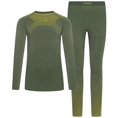 Pánska termobielizeň Viking Altis Man Set tmavozelená dark green