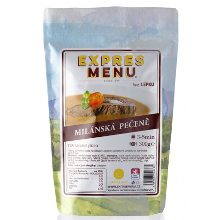 Jedlo Expres menu Milánská pečienka 300 g
