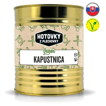 Polievka Hotovky z plechovky Kapustnica VEGAN 800g