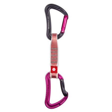 Sada expresiek Ocún Raven Qd Zoom 12 Cm 6-Pack ružová Pink